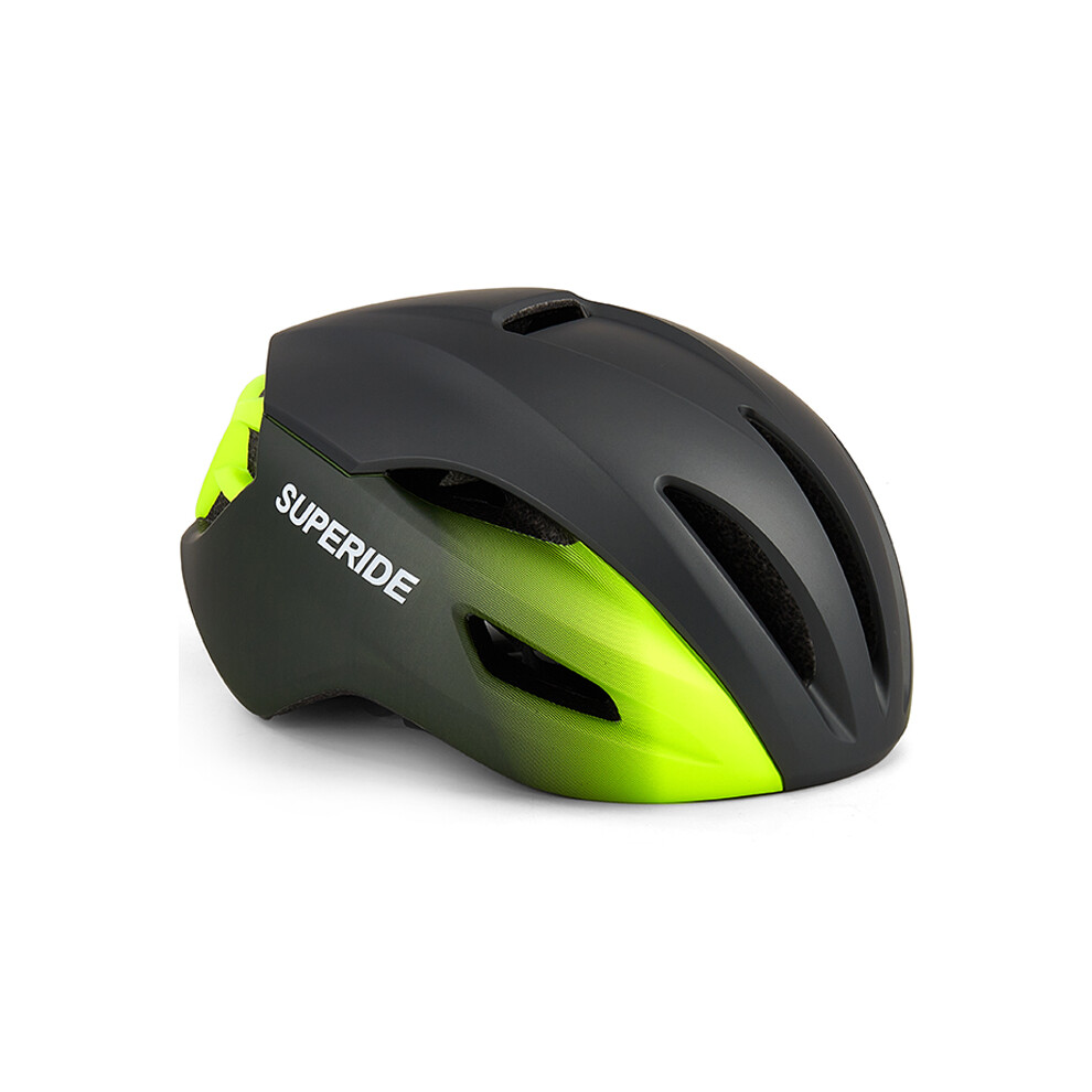 (L-58-62, Gray Fluo Green) SUPERIDE In-mold DH MTB Bicycle Helmet Outdoor Ultralight Riding Cycling Helmet Sports Aerodynamic Mountain Road Bike-image-OPC-PGD7VDZ-NEW