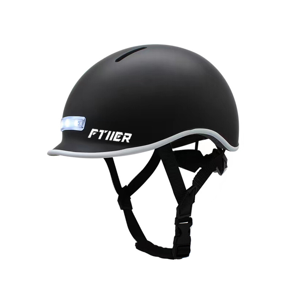 (M 54-58cm, Black) Portable Outdoor Bicycle Helmet USB Charging Riding Taillight Lightweight Cycling Helmet LED Rechargeable Rear Light-image-OPC-PGD7W5R-NEW