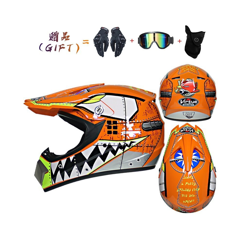 (L, 20) Off-Road Motorcycles Adult Motocross Helmets Atv Downhill Mtb Dh Hood Helmets Capacetes Dot Approved Dot Motorcycle 8130375886847