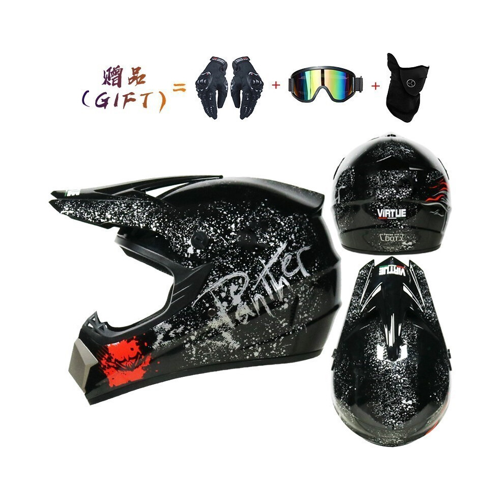 (L, 8) Off-Road Motorcycles Adult Motocross Helmets Atv Downhill Mtb Dh Hood Helmets Capacetes Dot Approved Dot Motorcycle 8130375886724