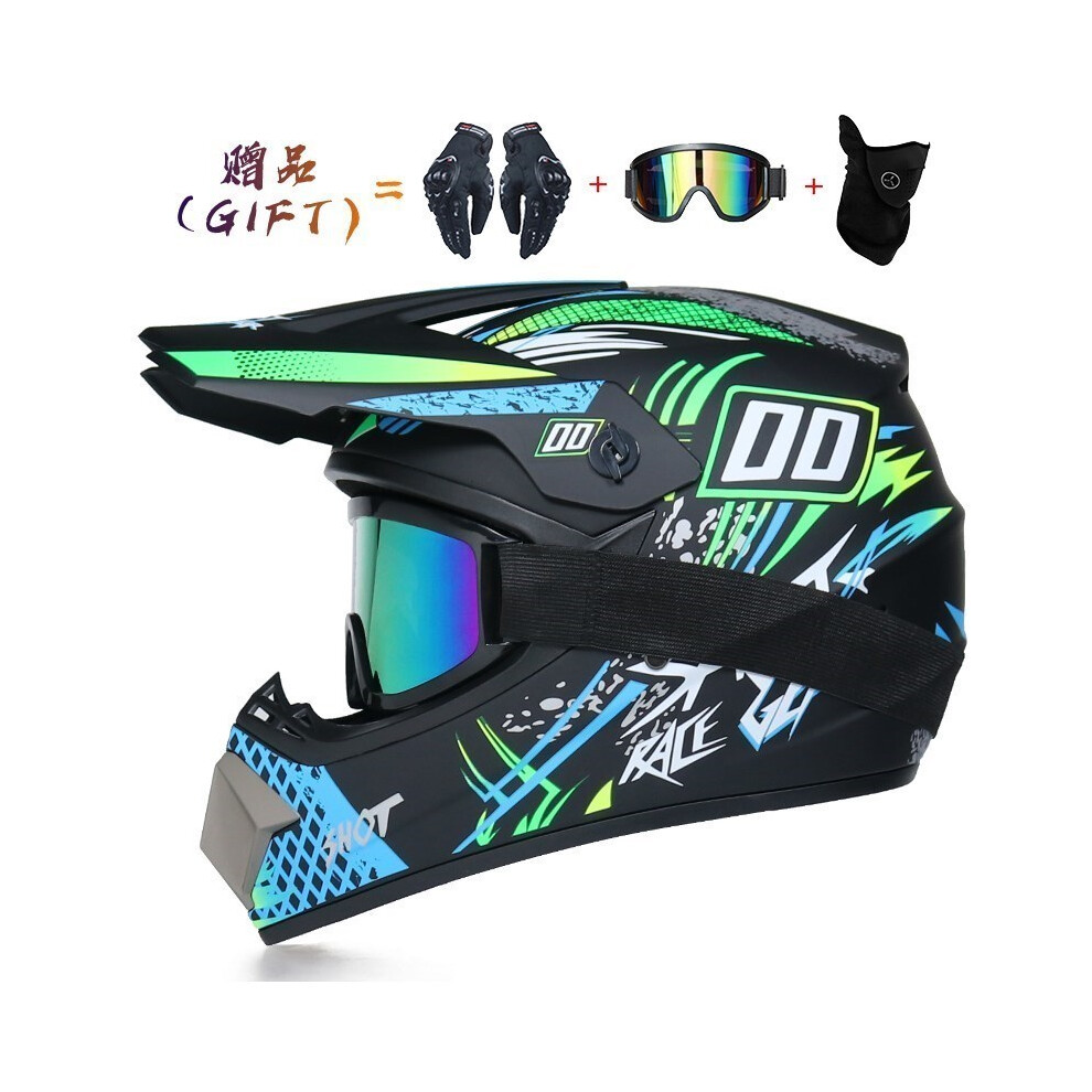 (M, 19) Off-Road Motorcycles Adult Motocross Helmets Atv Downhill Mtb Dh Hood Helmets Capacetes Dot Approved Dot Motorcycle 8130375886892