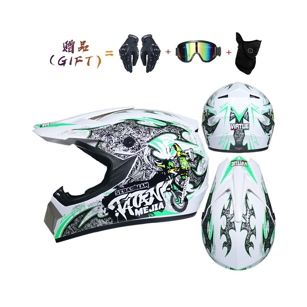 (M, 2) Off-Road Motorcycles Adult Motocross Helmets Atv Downhill Mtb Dh Hood Helmets Capacetes Dot Approved Dot Motorcycle 8130375886977