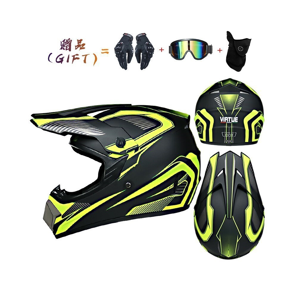 (Xl, 6) Off-Road Motorcycles Adult Motocross Helmets Atv Downhill Mtb Dh Hood Helmets Capacetes Dot Approved Dot Motorcycle 8130375886472