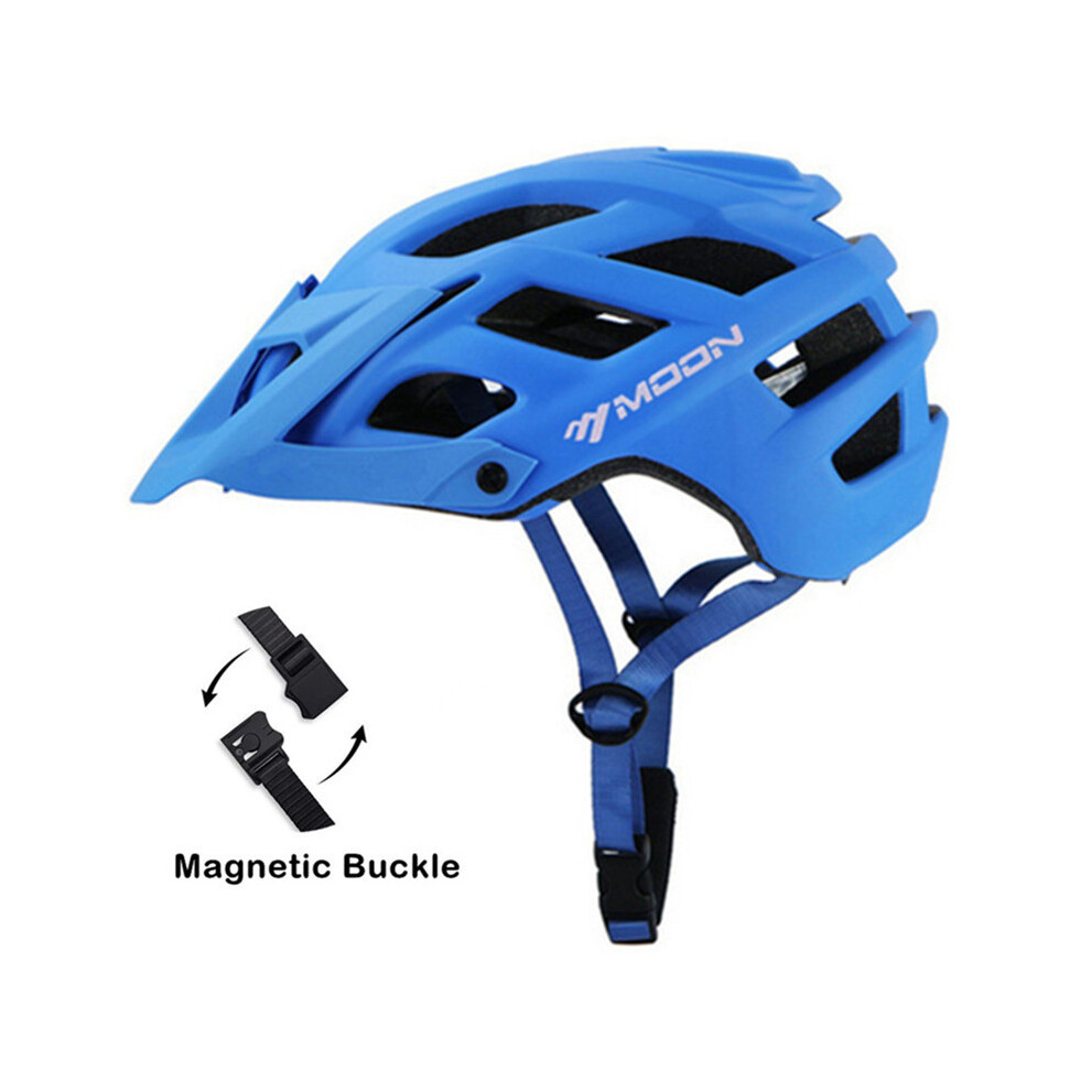 (l-58-61cm, Moon Blue) 2025 New Cycling Helmet TRAIL XC Bicycle Helmet In-mold MTB Bike Helmet Casco Ciclismo Road Mountain Helmets Safety-image-OPC-PGD7WP9-NEW