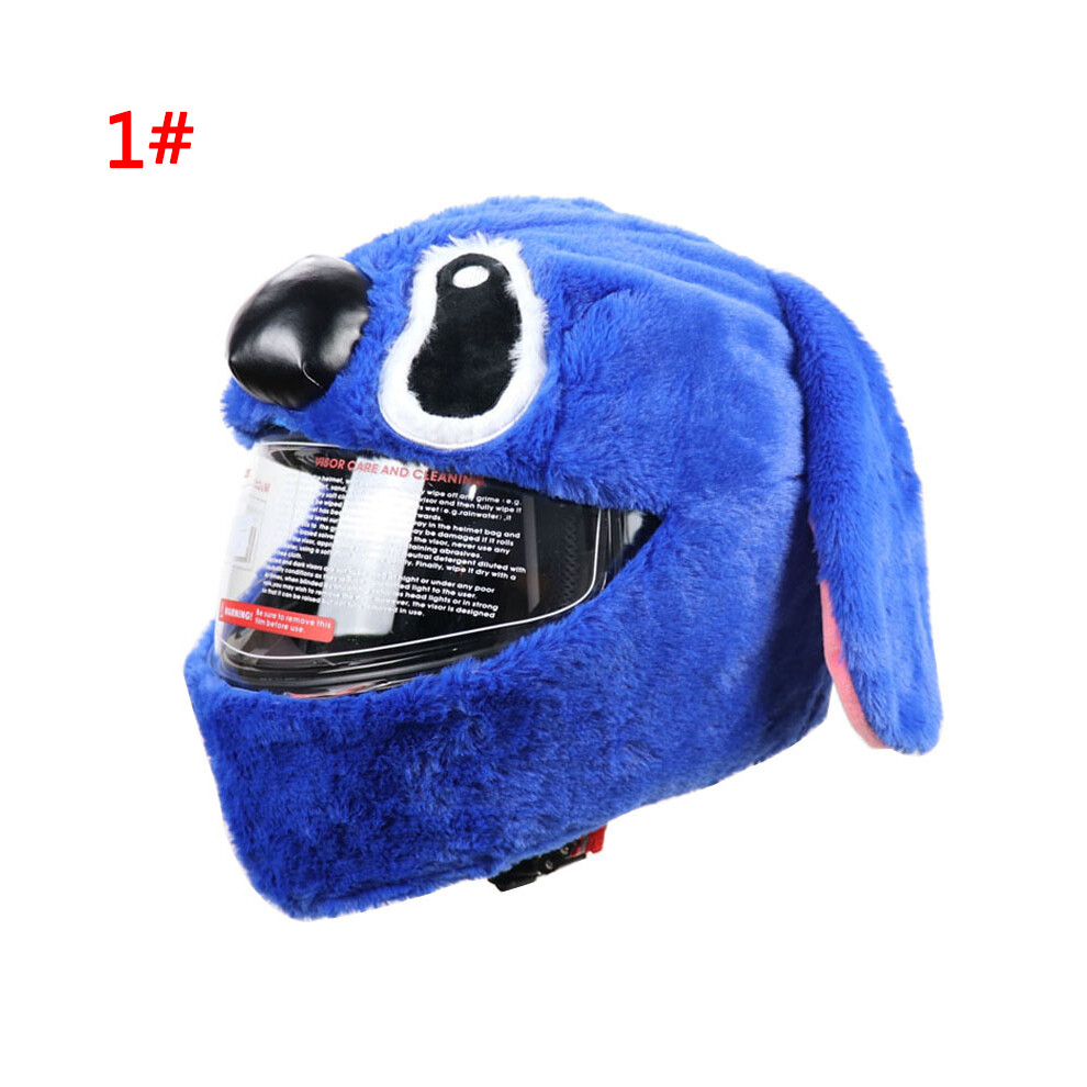 (1) Universal Motorcycle Motocross Helmet Cover Personalized Plush Helmet Cover For Kawasaki Zzr600 Zx6r Zx12r Zx6rr Zx9r 8130375895214