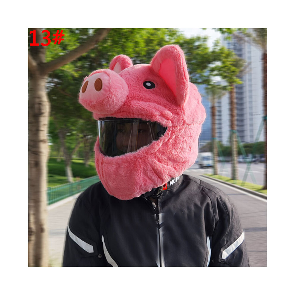 (13) Universal Motorcycle Motocross Helmet Cover Personalized Plush Helmet Cover For Kawasaki Zzr600 Zx6r Zx12r Zx6rr Zx9r 8130375895160