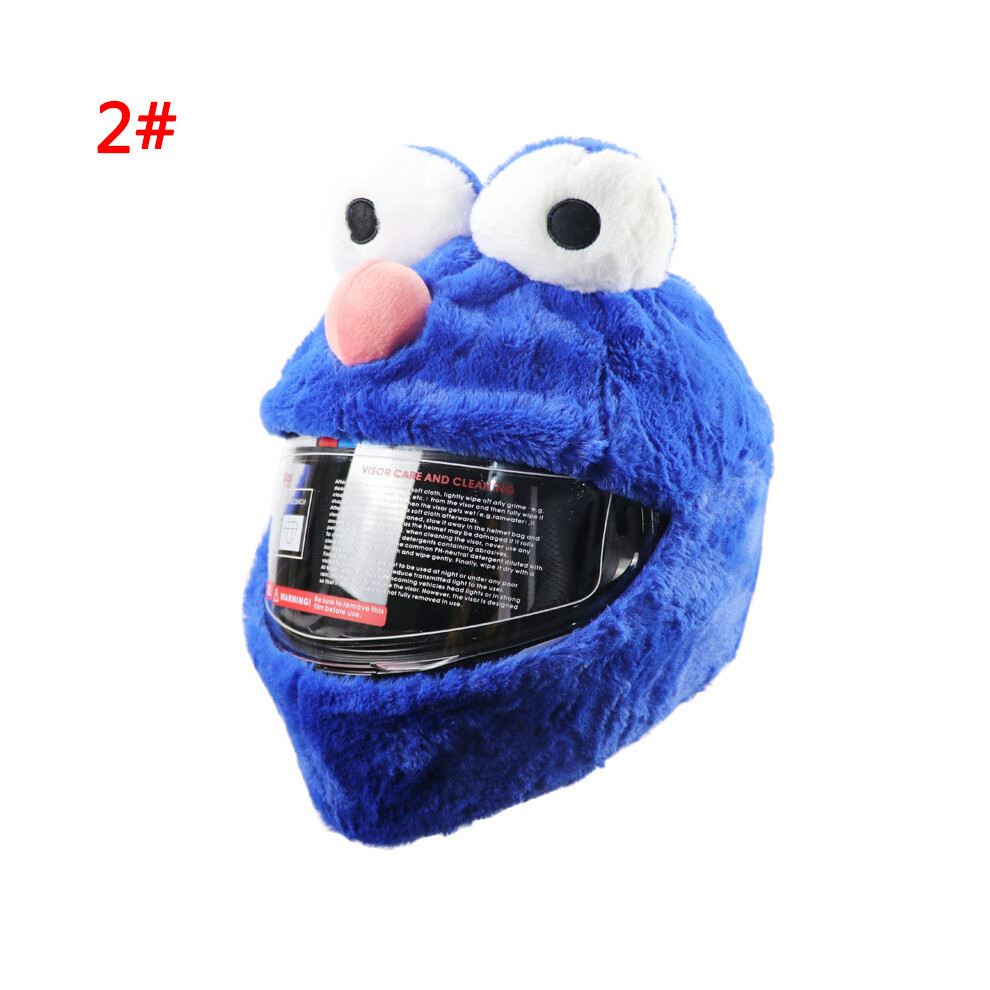 (2) Universal Motorcycle Motocross Helmet Cover Personalized Plush Helmet Cover For Kawasaki Zzr600 Zx6r Zx12r Zx6rr Zx9r 8130375895313