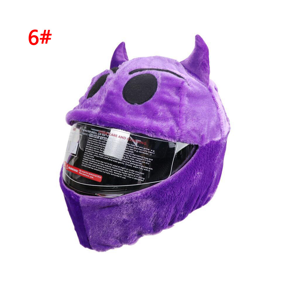 (6) Universal Motorcycle Motocross Helmet Cover Personalized Plush Helmet Cover For Kawasaki Zzr600 Zx6r Zx12r Zx6rr Zx9r 8130375895269