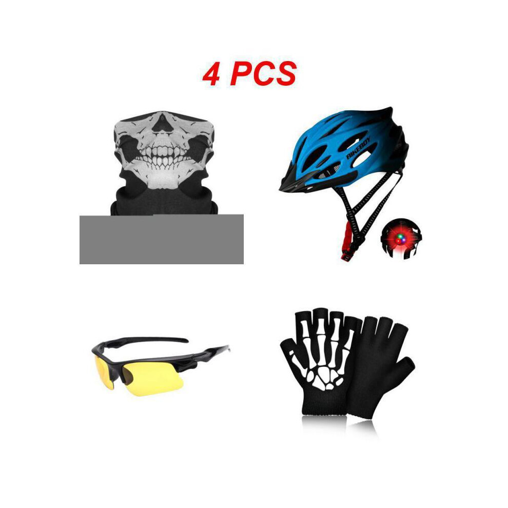 (United States, Gradient blue set) Bikeboy Cycling Helmet Ultralight MTB Bicycle Helmet Sport Special Mountain Bike Helmets Outdoor Riding Equipment F-image-OPC-PGD7XCW-NEW