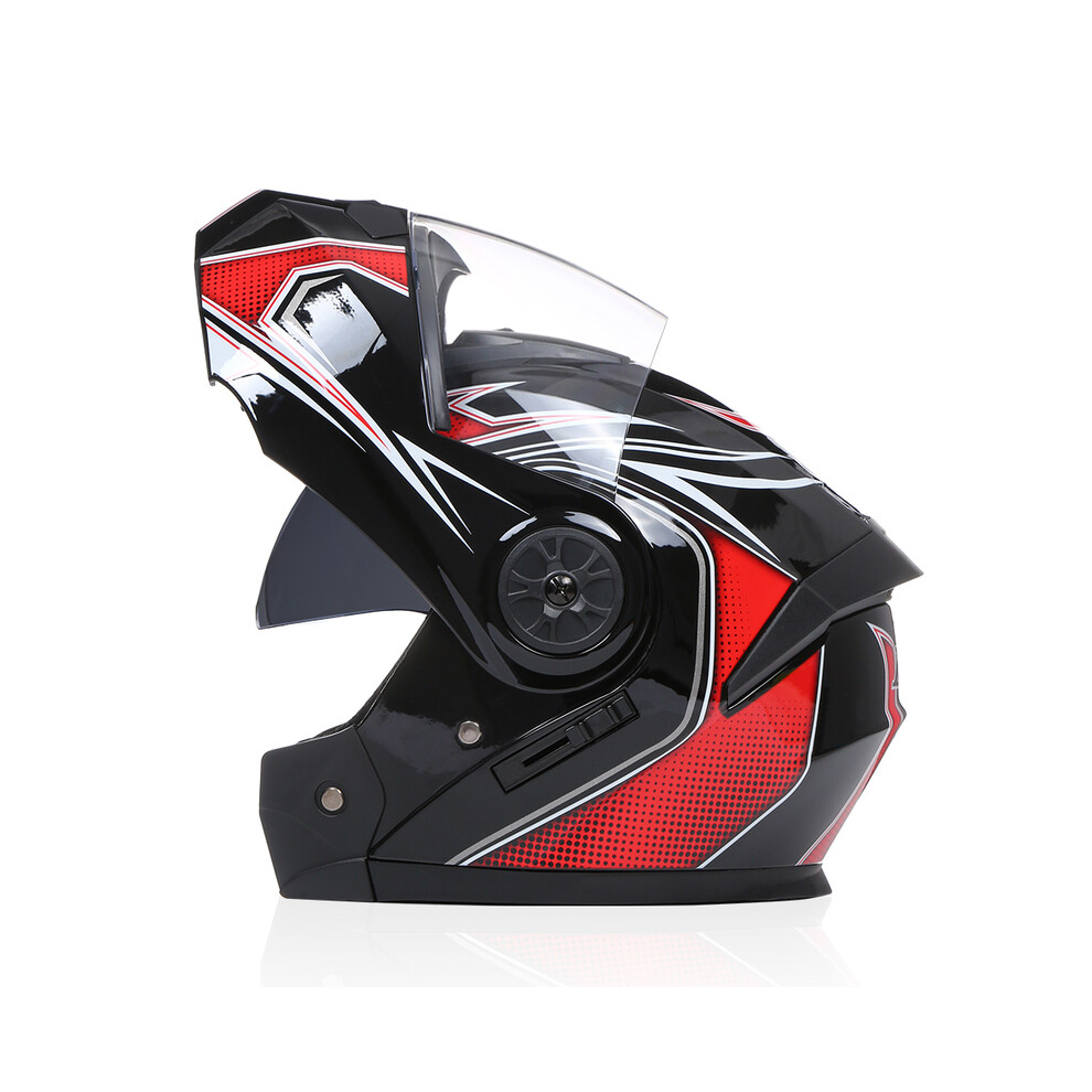 (XL, 7) DOT Men Women Flip Up Motocross Motorcycle Helmet Moto Racing Full Face Helmet Adult Motorbike Street Touring Cool-image-OPC-PGD7XNW-NEW