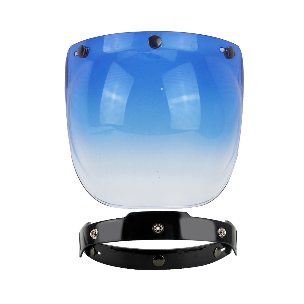 (B12) Motorcycle Windshield For Vintage Helmet For Style Helmet Jet Style Helmet Bubble Visor Uv 400 Protection Motorcycle 8130375810484