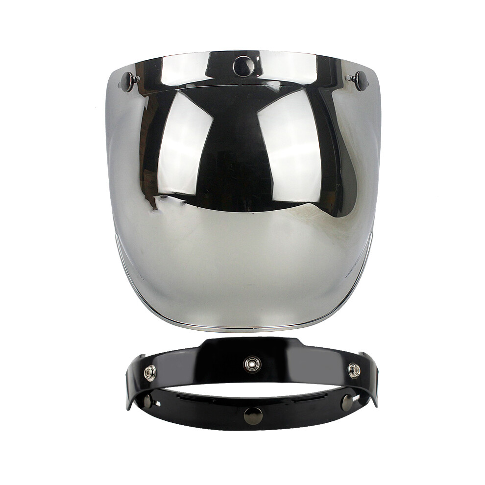 (B6) Motorcycle Windshield For Vintage Helmet For Style Helmet Jet Style Helmet Bubble Visor Uv 400 Protection Motorcycle 8130375810453