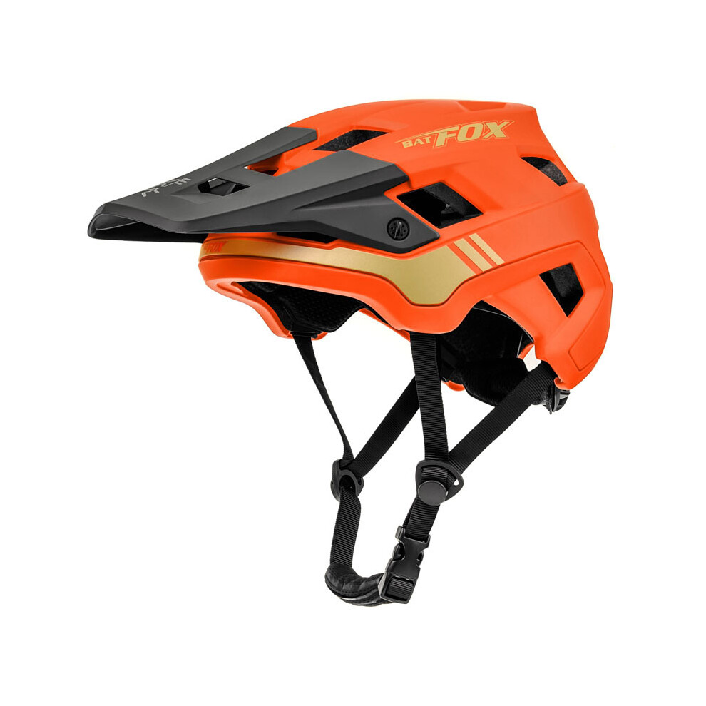 (M54-57CM, 105-orange Black) New Ultralight Bicycle Helmet for Men Women Mountain Bike MTB Helmet Integrally-Molded Road Cycling Safety Helmet-image-OPC-PGD7Y9P-NEW