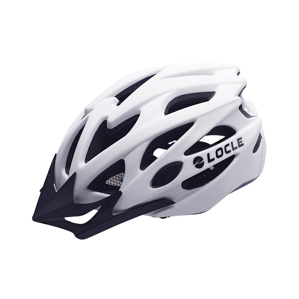 (XL -61-66cm, White without Lens) Magnetic Goggles Cycling Helmet Men Women Bicycle Helmet Lenses MTB Bike Helmet Road Mountain Helmet Removable Sunvi-image-OPC-PGD7YFY-NEW