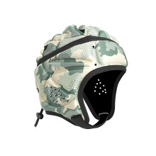 (E) Rugby Soft Helmet Soccer Headgear Football Headguard for Children Safety Sports Helmet