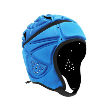 (B) Rugby Soft Helmet Soccer Headgear Football Headguard for Children Safety Sports Helmet