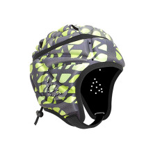 (F) Rugby Soft Helmet Soccer Headgear Football Headguard for Children Safety Sports Helmet