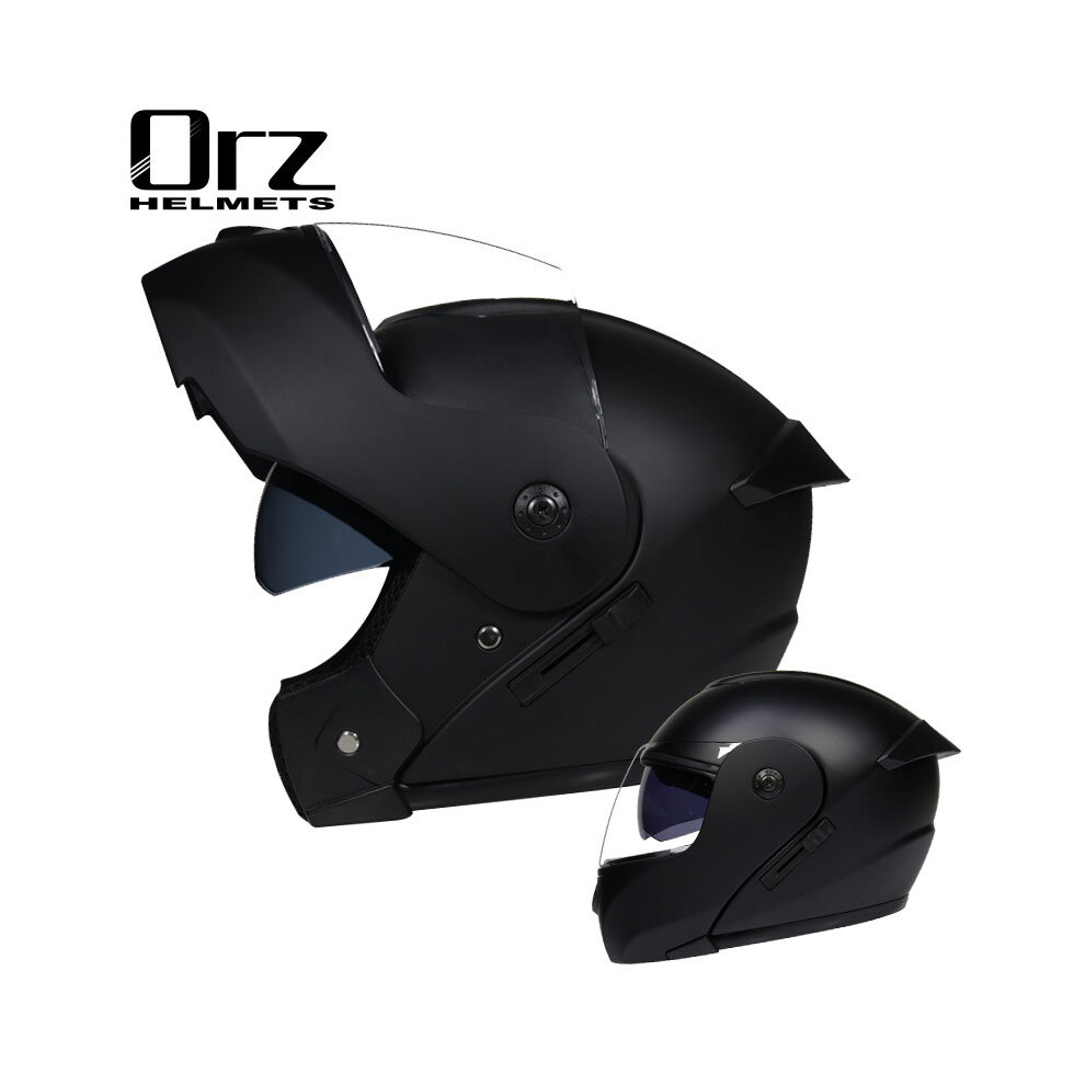 (L, 1) High Quality Motorcycle Helmet Dual Lens Flip Racing Helmet Men's Knight Head Protector DOT Approved    Motorcycle-image-OPC-PGD82QG-NEW