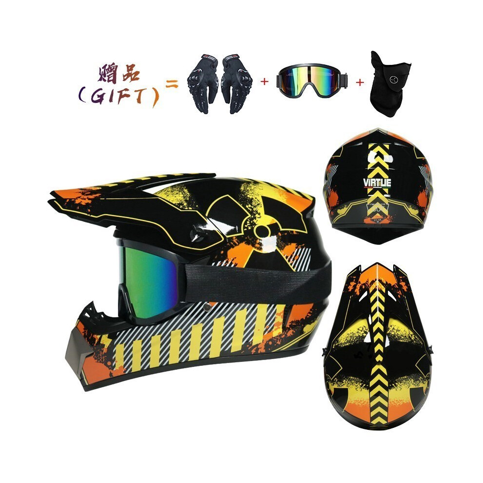 (M, 17) Safety Motocross Helmet Casco Motocross Bicycle Downhill Capacete ATV Cross Helmet Child Motorcycle Helmet Dot Abs-image-OPC-PGD85D6-NEW