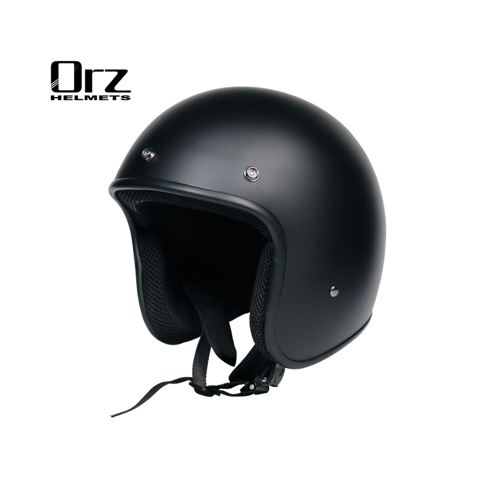 (L, 6) Dot Approved Retro Motorcycle Helmet Casco 3/4 Open Face Helmet Cafe Racer Helmet Chopper Helmet Capacete Motorcycle 8130375820872