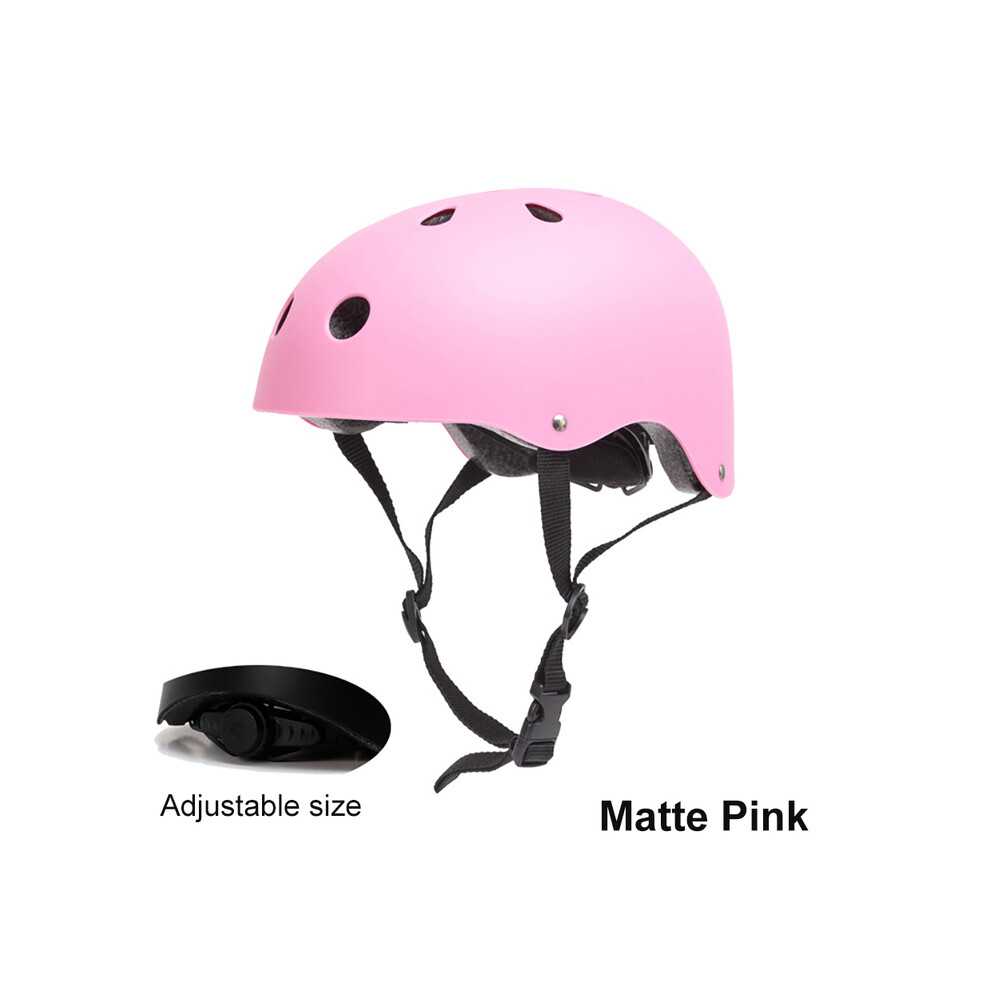 (CHINA, C pink L) Cycling Roller Skate Helmet Adjustable Riding Safety Head Protection Roller Skate Protective Gear Set Children's Helmeta-image-OPC-PGD86H2-NEW