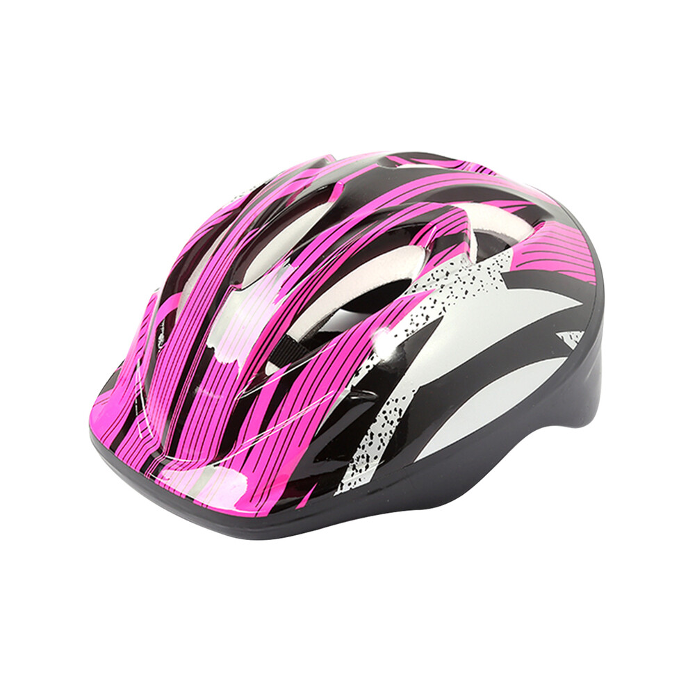 (CHINA, Rose Red) Children Bicycle Helmet Scooter Skateboard Roller Skate Riding Safety Helmet Cycling Bicycle Riding Equipment-image-OPC-PGD87KJ-NEW