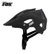 (M-54-58CM, black) FOX Cycling Helmet Road Racing Bike Helmet EPS+PC Outdoor Sports For Men Women MTB Bicycle Helmet Multiple Colors