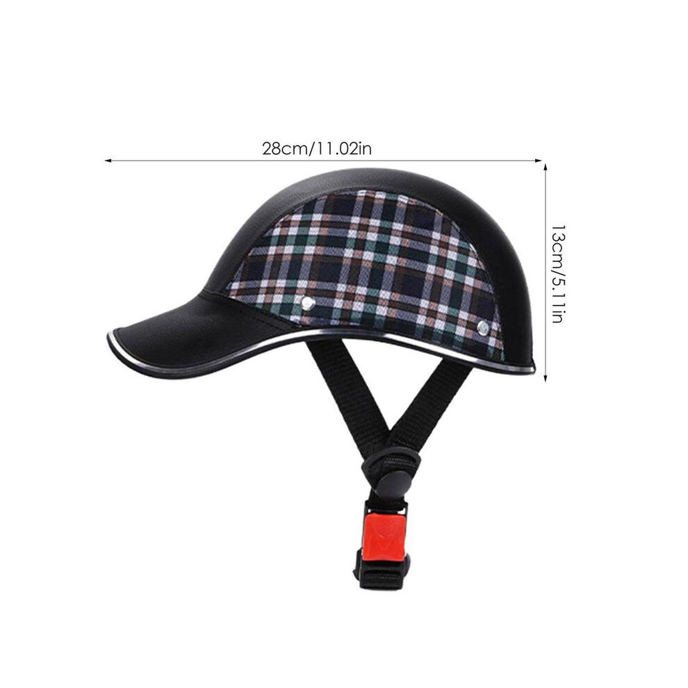 (China, As Shows) Motorcycle Helmadjustable Cycling Half Helm Scooter Helmets Hat Shock-Absorbing Equipment For Men Women Commuting Biking 9393321820176