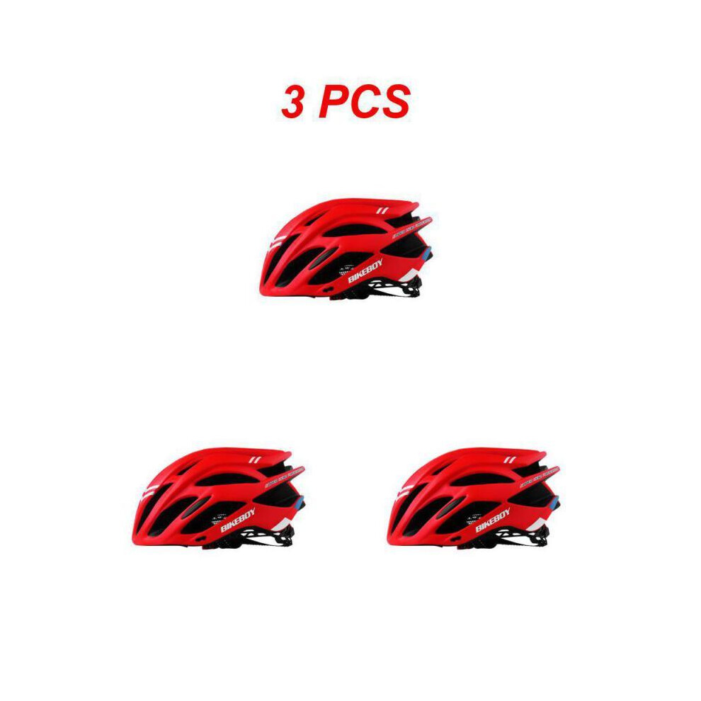 (CHINA, Style A 3pcs) 1/3PCS MTB Bike Helmet for Men Women Sport Cycling Helmet Adjustable Mountain Road Soft Pad Safety Hat-image-OPC-PGD89J5-NEW