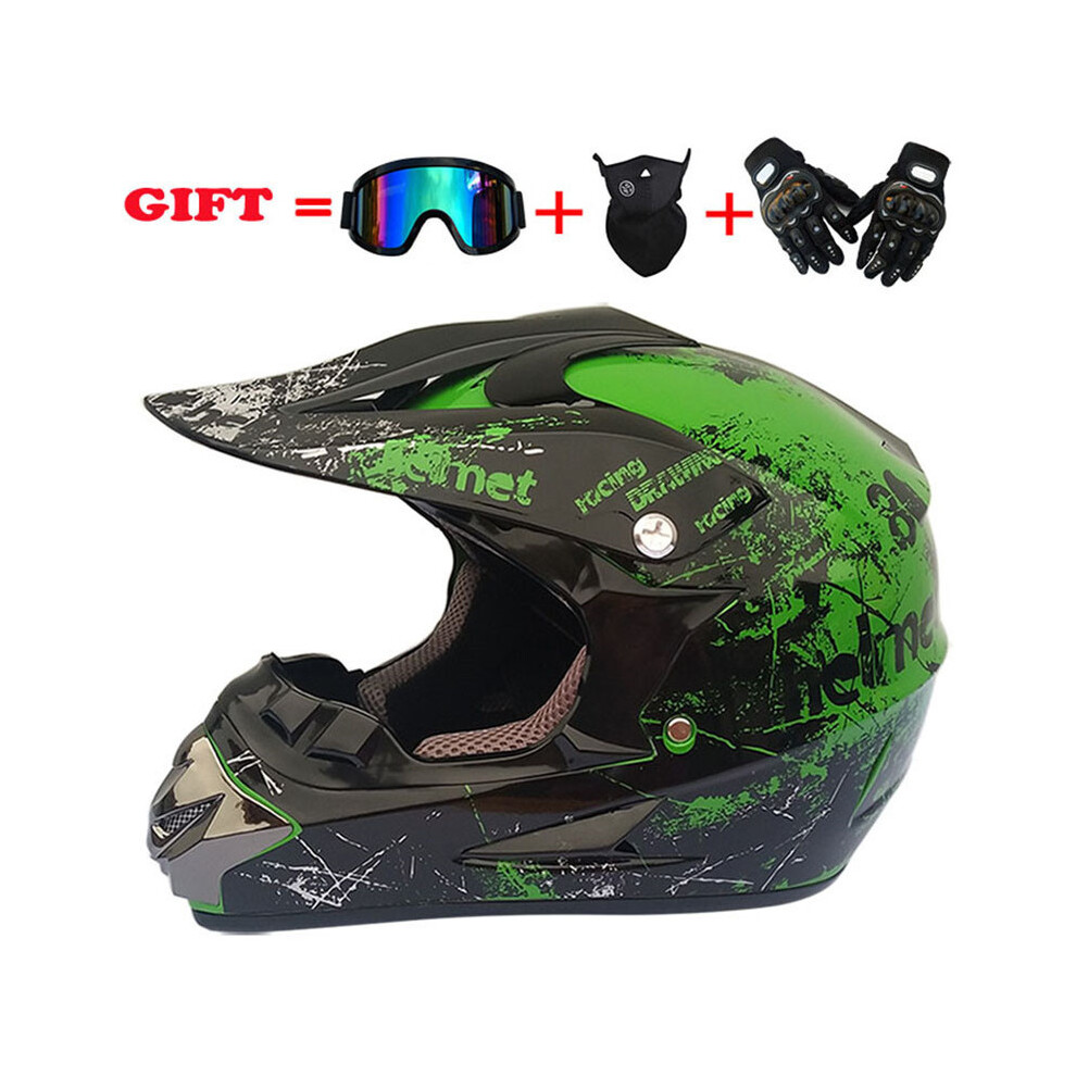 (L, D) 2019 New Flip Up Motorcycle Helmet Children motocross Off Road Helmet ATV Dirt bike Downhill MTB DH racing helmet.-image-OPC-PGD89YS-NEW