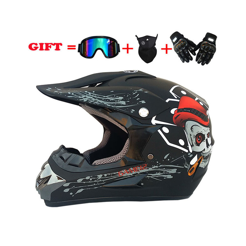 (M, K) 2019 New Flip Up Motorcycle Helmet Children motocross Off Road Helmet ATV Dirt bike Downhill MTB DH racing helmet.-image-OPC-PGD89ZP-NEW