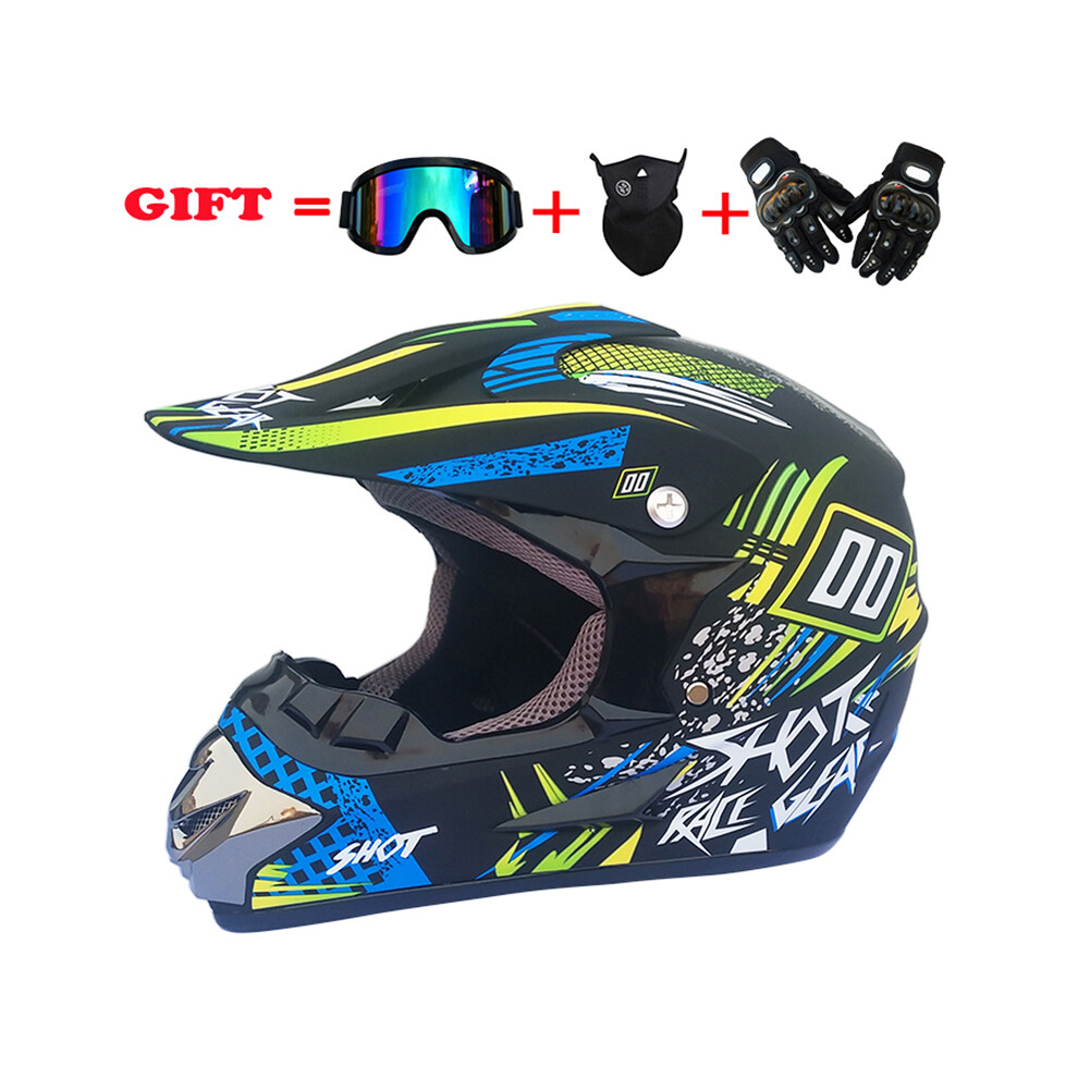 (XL, O) 2019 New Flip Up Motorcycle Helmet Children motocross Off Road Helmet ATV Dirt bike Downhill MTB DH racing helmet.-image-OPC-PGD8B2Y-NEW