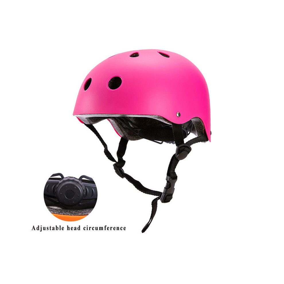 (M -52-58CM, Rose) Cycling,Motorcycle,Scooter,Mountain bike Helmets Impact Resistance Lightweight Outdoor Sports Helmet Suit For Children-image-OPC-PGD8BDB-NEW