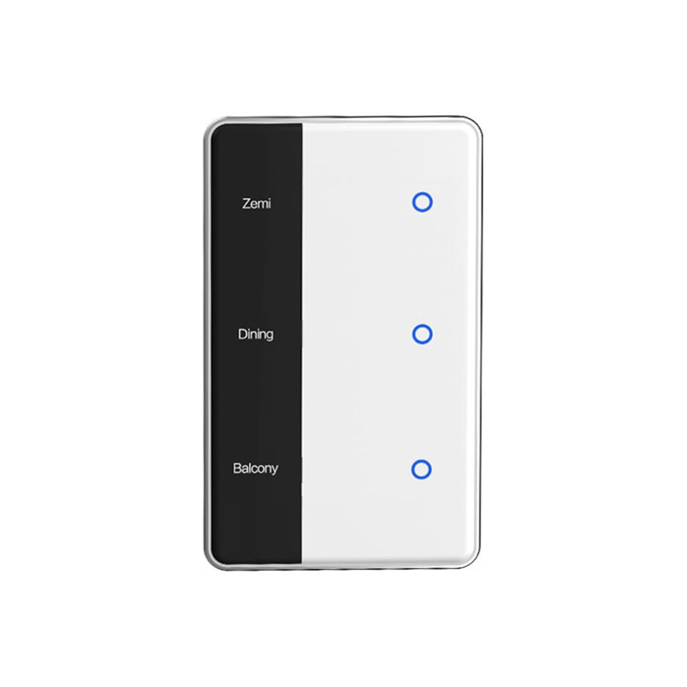 Tuya Zigbee Diy Name Switch 3 Gang Smart Touchscreen Switch 4851244647782