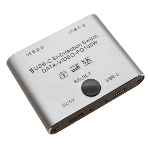 Splitter comutator USB C bidirecțional 8K, comutator USB C KVM 8K 60Hz