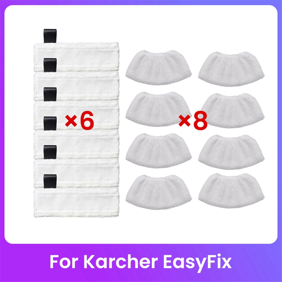 Lot de 14 tampons de nettoyage en microfibre pour aspirateur
