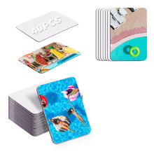 40 Pcs Sublimation Magnets Blank 3.5 x 2.3 Inch Personalized Fridge