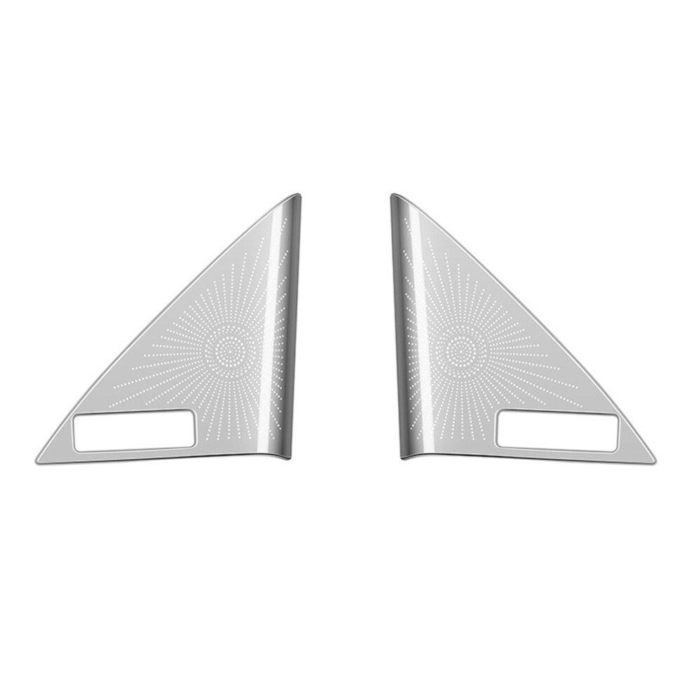 Auto A-SäUle Sound Audio Lautsprecher Abdeckung Trim FüR Silber-image