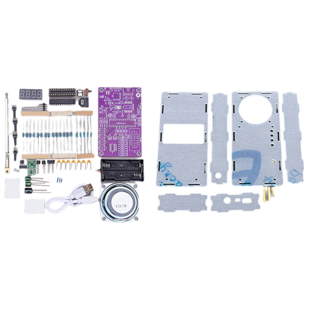 Diy Fm Radio Electronic Kit Adjustable Frequency 87.5-108Mhz A 4852214018373
