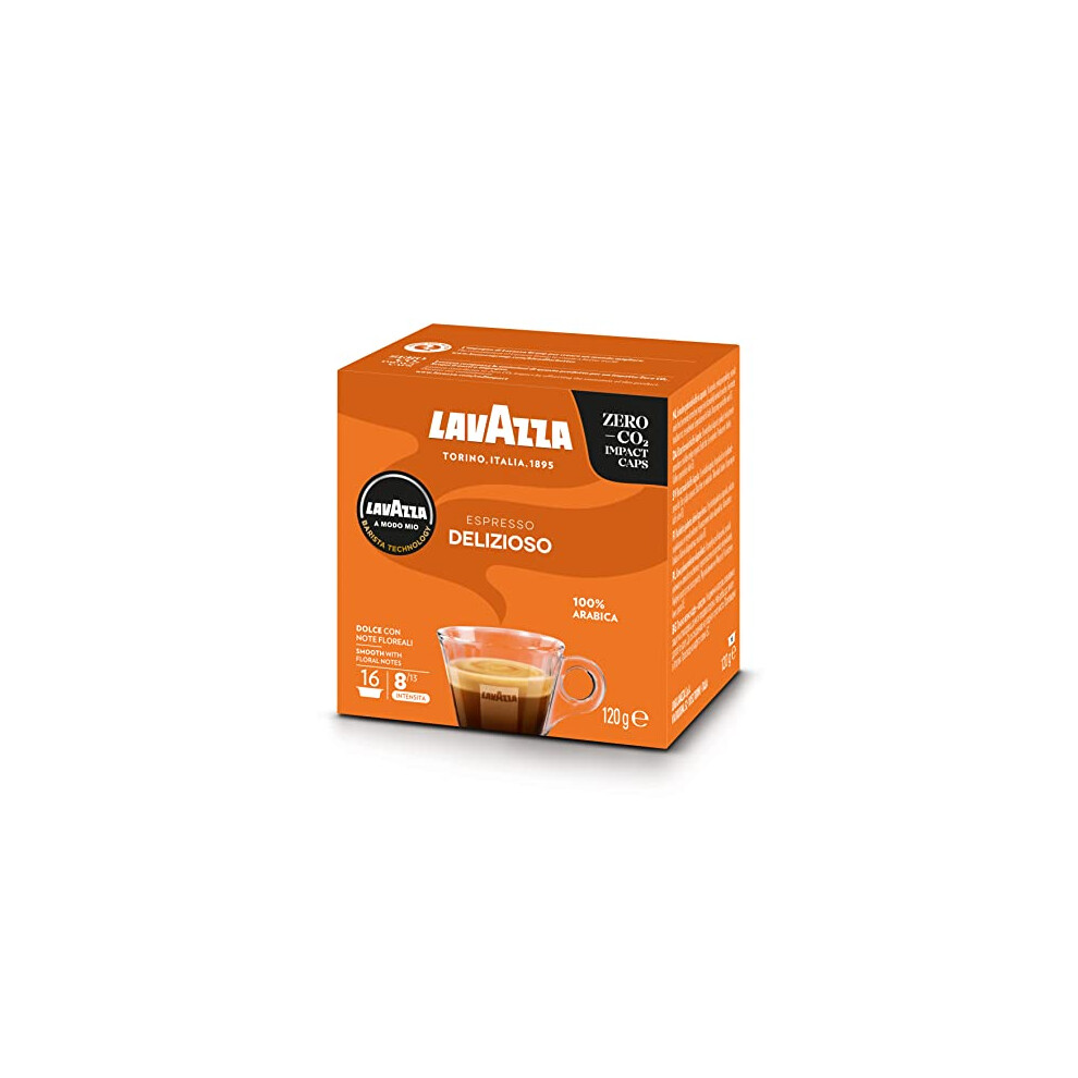 Lavazza A Modo Mio Delizioso Coffee Capsules (4 Packs Of 16)