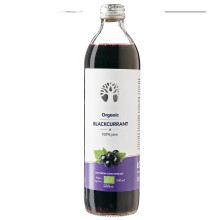 LOOV Organic Blackcurrant Juice 500ml Cold-Pressed from Fresh Blackcurrants Pure Juice no Added Sugar no Water Added High in Antioxidants & Vitamin C