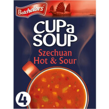 Batchelors Cup a Soup Szechuan Hot & Sour Instant Soup Sachets, 92 g Box (Pack of 9 Boxes - Each Contains 4 Sachets)