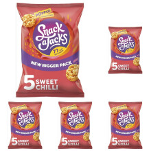 Snack A Jacks Crispy Sweet Chilli 5 X 19g (Pack of 5)