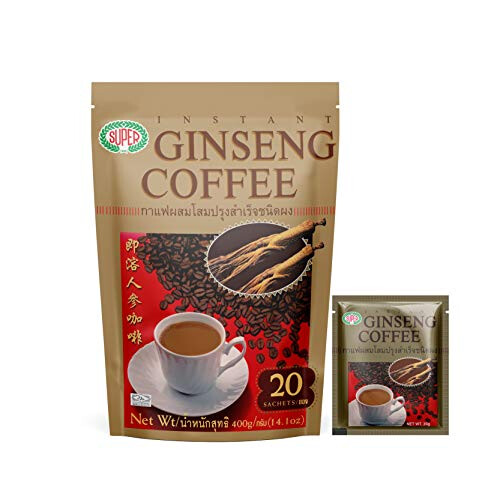 Super Instant Ginseng Coffee 400g. (20g. x 20 Sachets)