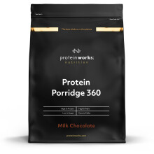Protein Works - High Protein Porridge 360 | Low Sugar Breakfast | Added Vitamins | Low GI, Wholegrain Oats | High Fibre | Milk Chocolate | 1kg