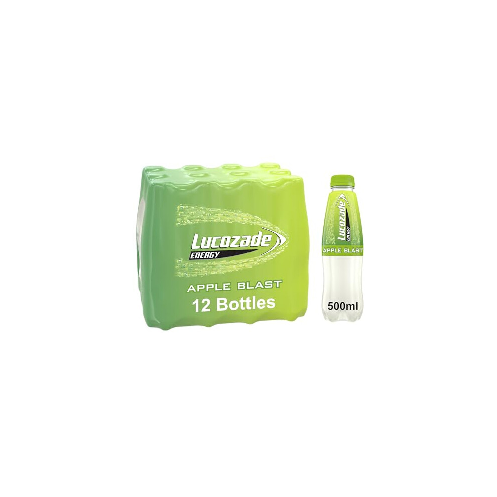 Lucozade Energy Apple 12 X 500Ml Bottles