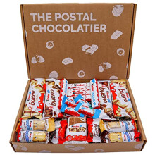 Chocolate Kinder Bueno Hamper Box with White Chocolate, Hippo, Bueno, Large Variety Premium Selection Box For Kinds, Him and Her, Birthday,