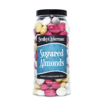 Sugared Almonds Sweets - (700g) Original Retro Sugared Almonds Sweets Gift Jar By Bentley & Ackerman's Sweet Shop.