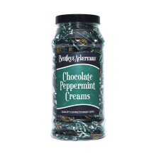 Chocolate Peppermint Creams (450g) Original Chocolate Peppermint Creams Sweets in a Gift Jar By Bentley & Ackerman's Sweet Shop.