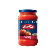 Barilla Napoletana Pasta Sauce with 100% Italian Tomatoes, onions, herbs and no added preservatives, Pack of 6 x 400g